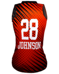 Racerback V Neck Softball Jersey 4