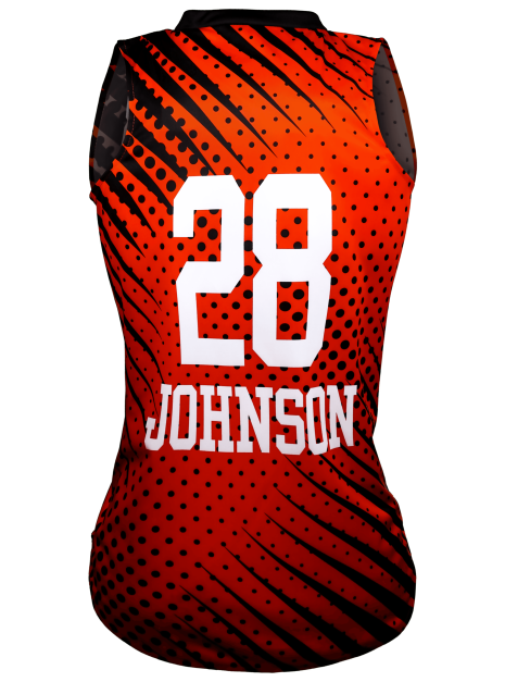 Racerback V Neck Softball Jersey 4