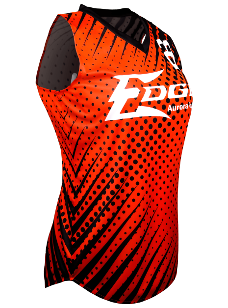 Racerback V Neck Softball Jersey 2