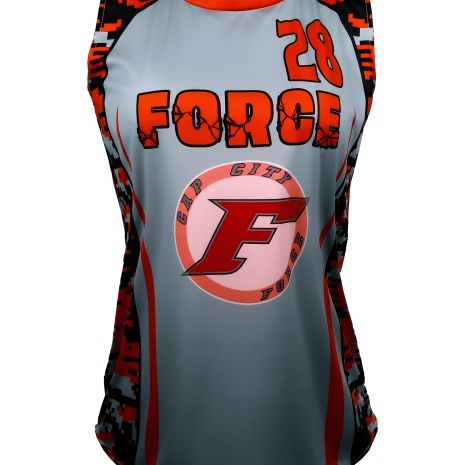 Racerback Crew Neck Softball Jersey 1