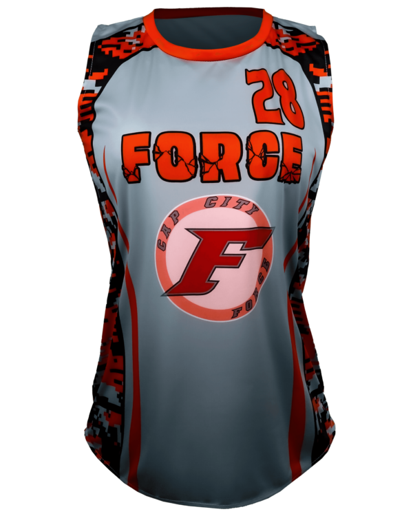 Racerback Crew Neck Softball Jersey 1
