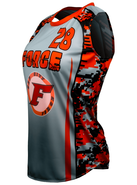 Racerback Crew Neck Softball Jersey 3