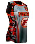 Racerback Crew Neck Softball Jersey 2