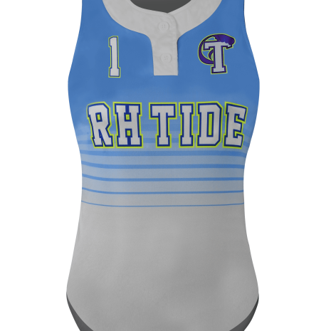 Racerback 2-Button Softball Jersey 1