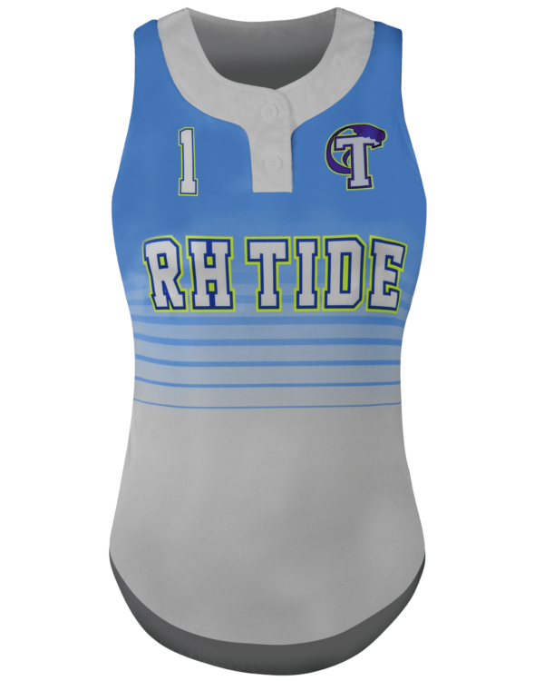 Racerback 2-Button Softball Jersey 1