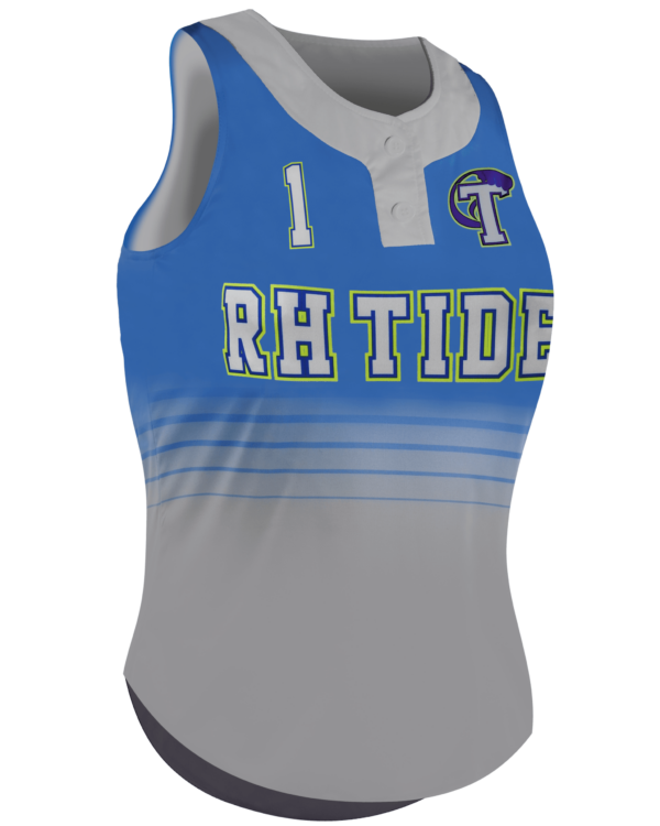 Racerback 2-Button Softball Jersey 2