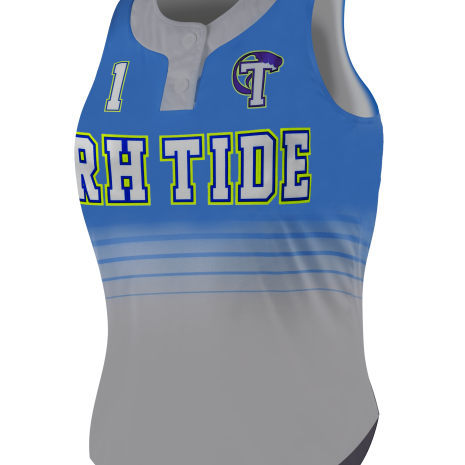 Racerback 2-Button Softball Jersey 3