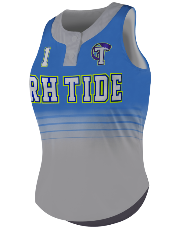Racerback 2-Button Softball Jersey 3