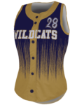 Racerback Full Button Softball Jersey 3