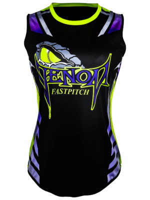 Sleeveless Crew Neck Softball Jersey 1