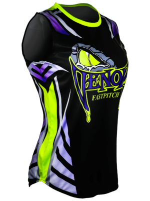 Sleeveless Crew Neck Softball Jersey 2