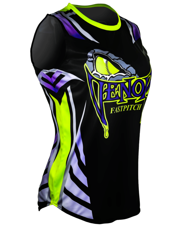 Sleeveless Crew Neck Softball Jersey 2