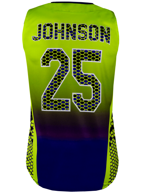 Sleeveless 2-Button Softball Jersey 4