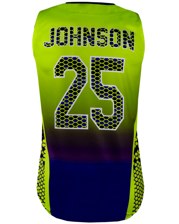 Sleeveless 2-Button Softball Jersey 4