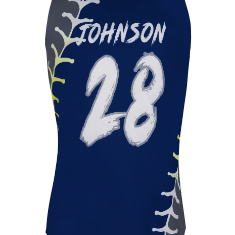 Sleeveless Full Button Softball Jersey 4