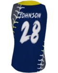Sleeveless Full Button Softball Jersey 4