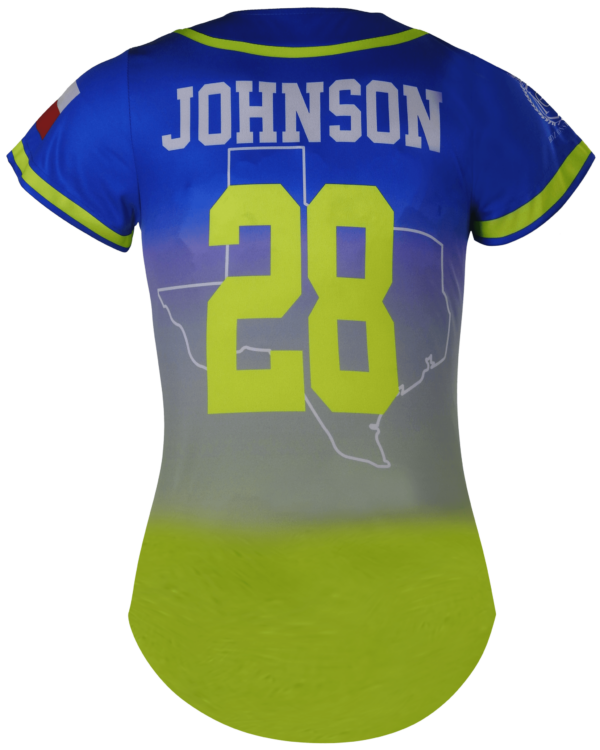 Short Sleeve 2-Button Softball Jersey 4
