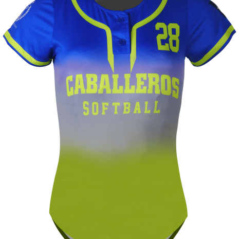 Short Sleeve 2-Button Softball Jersey 1