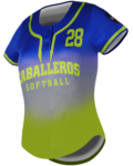 Short Sleeve 2-Button Softball Jersey 3