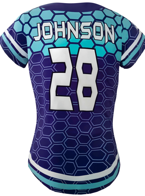 Short Sleeve Full Button Softball Jersey 4