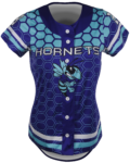 Short Sleeve Full Button Softball Jersey 1