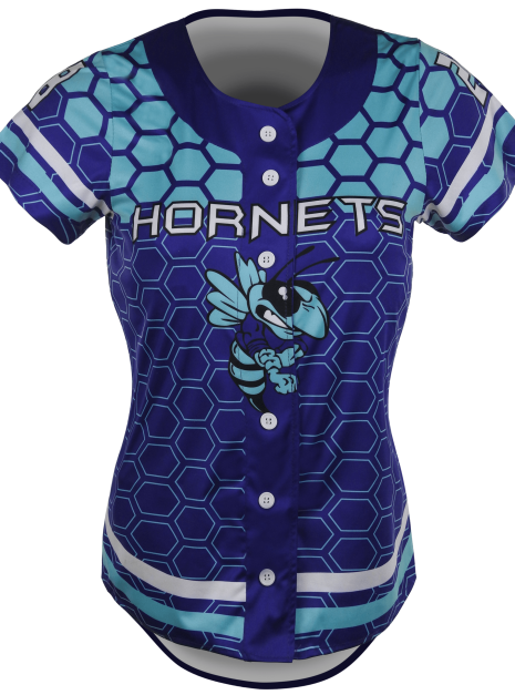 Short Sleeve Full Button Softball Jersey 1