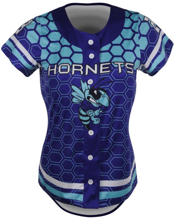 Short Sleeve Full Button Softball Jersey 1