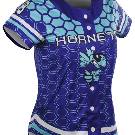 Short Sleeve Full Button Softball Jersey 2