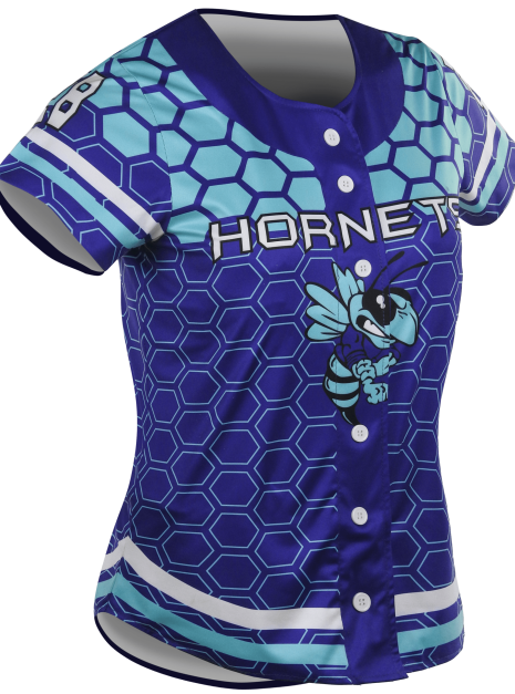 Short Sleeve Full Button Softball Jersey 2