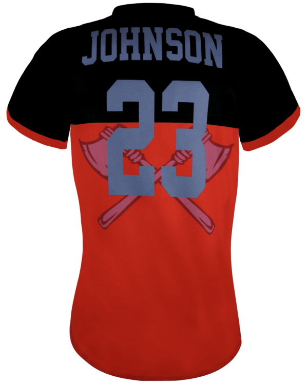 RSSB05INTERFUSEBACK.png Single Ply Reversible V-Neck Softball Jersey 2