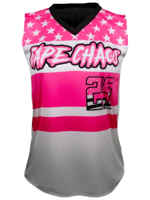 Sleeveless V-Neck Softball Jersey 1