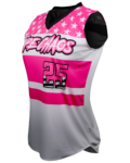 Sleeveless V-Neck Softball Jersey 3