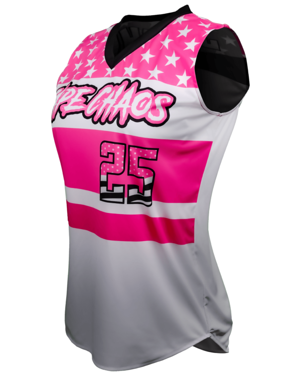 Sleeveless V-Neck Softball Jersey 3