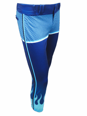 Full Sublimation Tapered Lowrise Softball Pants W/ Braiding