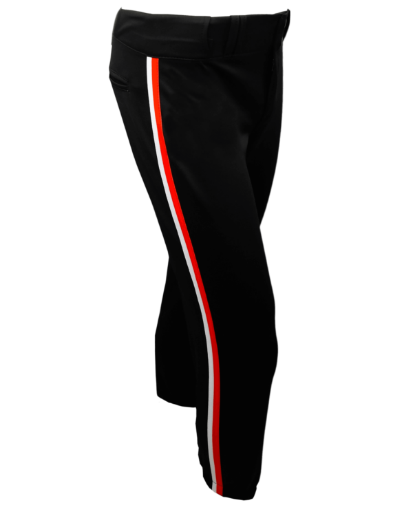 Dyed Tapered Lowrise Softball Pants w/ Braiding 1