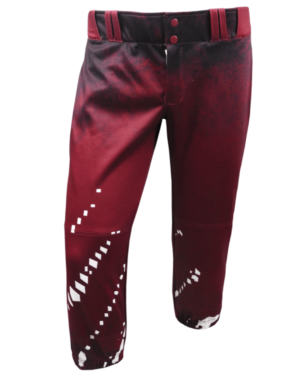 RSSBLR10POCPONTIFRONT.png Full Sublimation Tapered Lowrise Softball Pants w/ Pockets 2