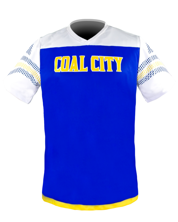 Short Sleeve V Neck Shooter Shirt 1