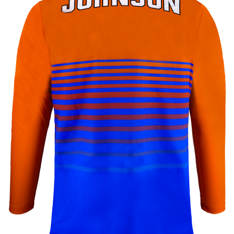Long Sleeve V Neck Shooter Shirt 4