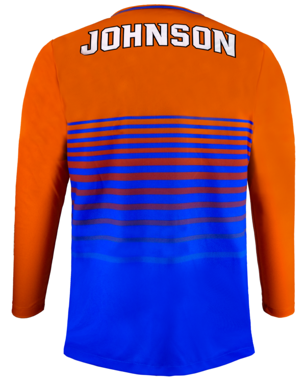 Long Sleeve V Neck Shooter Shirt 4