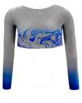 Full Sublimation Long Sleeve Cheer Crop Top 4