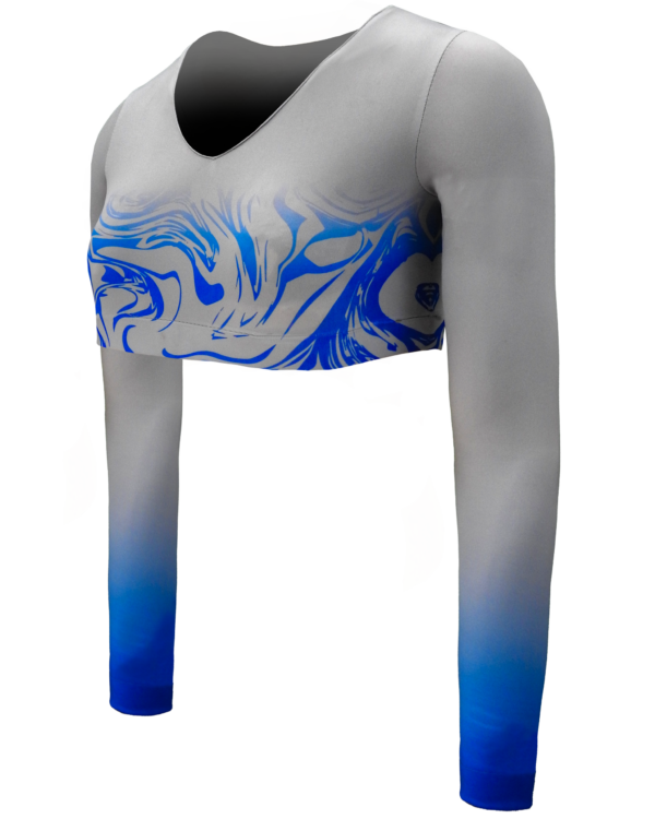 Full Sublimation Long Sleeve Cheer Crop Top 3