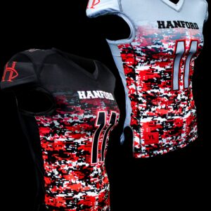 Tapered Nickle 1 Ply REVERSIBLE Football Jersey