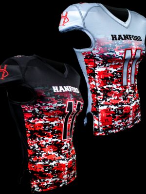 Tapered Nickle 1 Ply REVERSIBLE Football Jersey