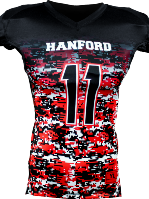 Tapered Nickle 1 Ply REVERSIBLE Football Jersey 2