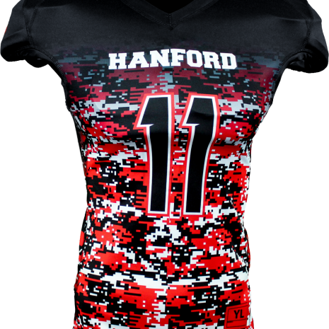 Tapered Nickle 1 Ply REVERSIBLE Football Jersey 2