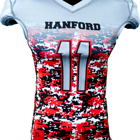 Tapered Nickle 1 Ply REVERSIBLE Football Jersey 4