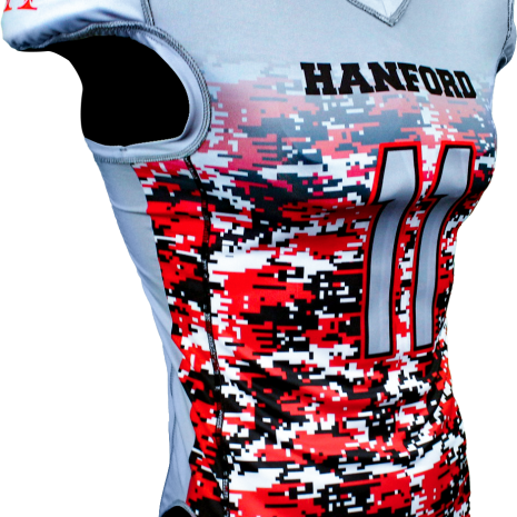 Tapered Nickle 1 Ply REVERSIBLE Football Jersey 7