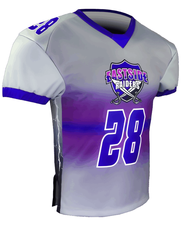 Lateral Garter Sleeve Flag Football Jersey 2