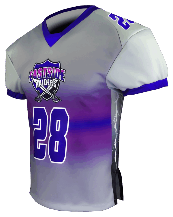 Lateral Garter Sleeve Flag Football Jersey 3