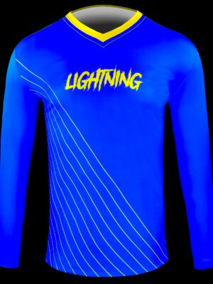 Long Sleeve V Neck Compression Tee